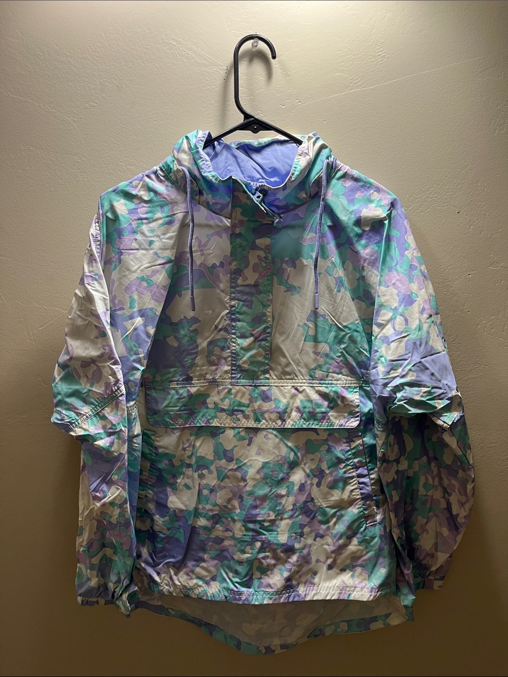 Lauren James Pastel Camo Windbreaker - Lavender, Mint, Cream